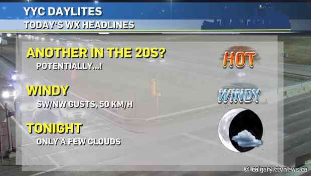 More chinook weather today!