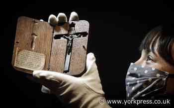 Gunpowder Plot connection crucifix goes on display in York