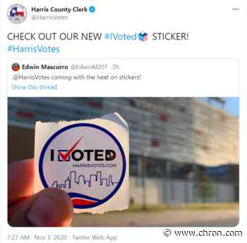 If you waited until Election Day to cast your vote, there's a cool new 'I Voted' sticker for you