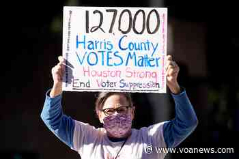 Judge Rejects Republican Effort to Toss Out 127,000 Houston Votes - Voice of America