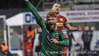 County Antrim Shield: Gorman's late show enough to edge it for Glentoran