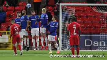 County Antrim Shield: Larne take advantage of Fallon's dismissal