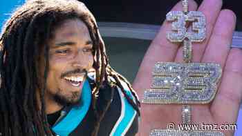 NFL's Tre Boston Gets Diamond #33 Pendants For Whole Family, Even Baby!
