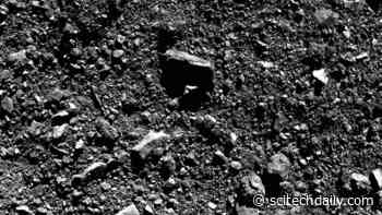 NASA Releases Incredible Video of OSIRIS-REx Tagging Asteroid – Mysterious Dark Patches Puzzle Team
