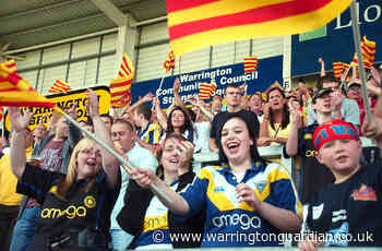 Warrington Wolves fans cheer Catalans Dragons against Wigan - Warrington Guardian
