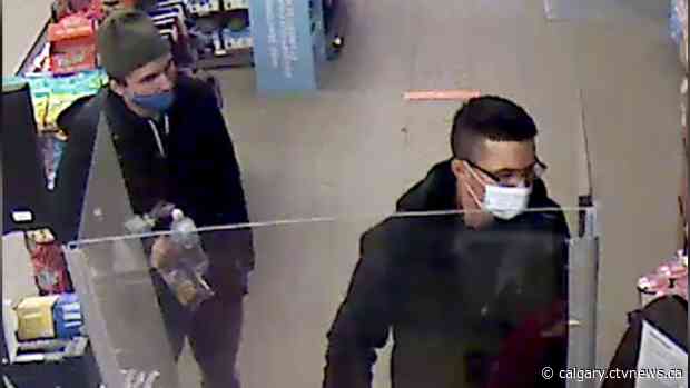High River RCMP search for suspects connected to thefts, use of stolen credit card