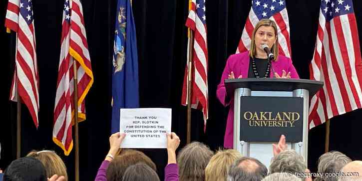 Democratic Rep. Elissa Slotkin is projected to retain her seat against Paul Junge in Michigan's 8th Congressional District