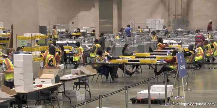 Americans are calming their election nerves by watching a fantastically boring livestream of workers counting ballots
