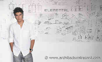Alejandro Aravena Named Chair of Pritzker Architecture Prize Jury - Architectural Record