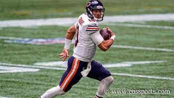 Bears' Mitchell Trubisky injures shoulder in his one snap played in loss to Saints, per report