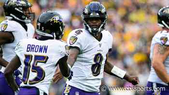 Lamar Jackson takes blame for Marquise Brown's lack of production, vows to get him more involved