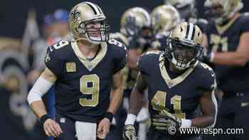 Brees, Kamara minimize status on injury report