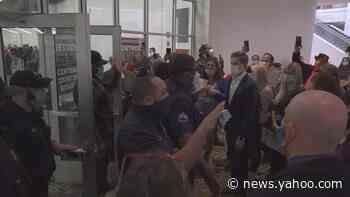 'Poll watcher' drama outside Detroit counting room