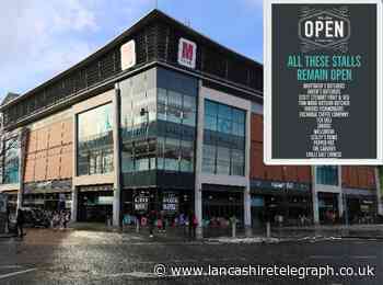 List of stalls in Blackburn Market that WILL stay open during lockdown 2.0