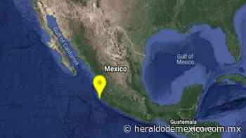 Reportan sismo magnitud 4.8 al noroeste de Cihuatlan, Jalisco - Heraldo de México