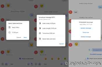 Google Messages Starts Rolling Out Text Scheduling Feature: Report