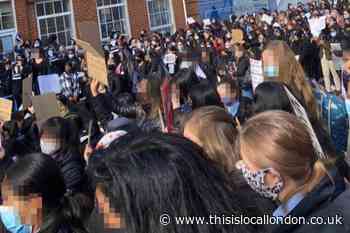 Nonsuch High pupils demand action after racism protest