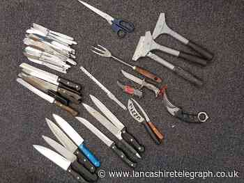 Dozens of dangerous knives now off East Lancashire's streets