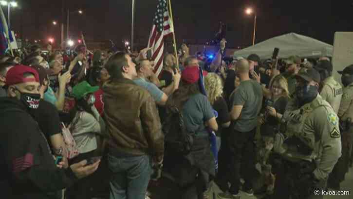 More than a dozen arrested as protesters demand vote count