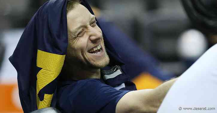 Joe Ingles wished Trey Lyles a happy birthday. Yes, it involved 3-hour practices