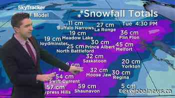 1-2 punch of snow: Nov. 5 Saskatchewan weather outlook