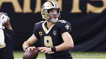 Brees held back in practice for 2nd straight day
