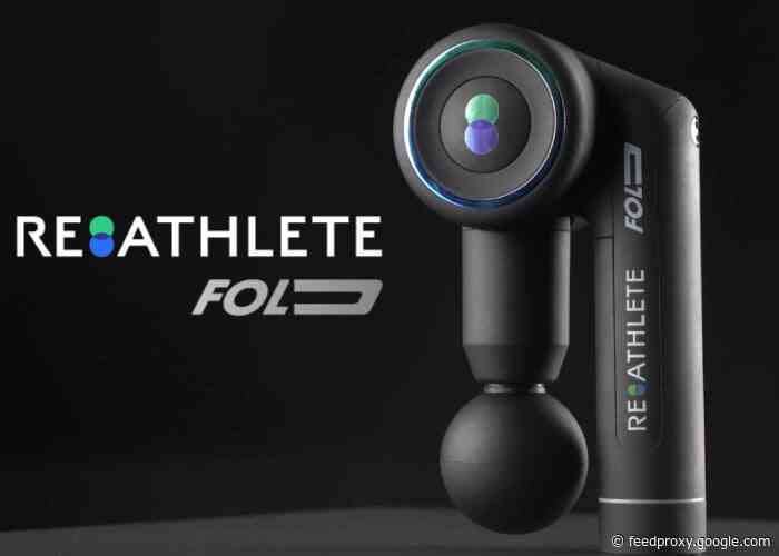 Reathlete FOLD portable percussive therapy system hits Kickstarter
