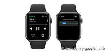 Wish Spotify streamed on Apple Watch? The time has arrived for many