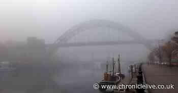 Met Office issues weather warning as thick fog appears on the Tyne