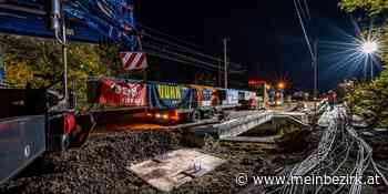 Ternitz: 25 Tonnen schwere Eisenbahnbrücken am Bahnhof Ternitz - Neunkirchen - meinbezirk.at