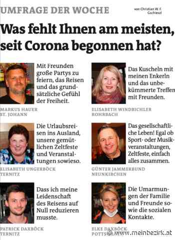 Bezirk Neunkirchen: Sehnsüchte, die Corona zunichte macht - Neunkirchen - meinbezirk.at
