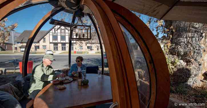 Diners have a ball eating inside these pandemic-safe globes