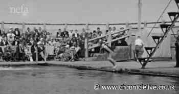 Step back to Tynemouth Outdoor Pool in 1934 in our video clip