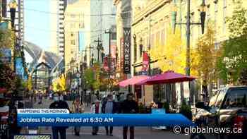 Alberta’s unemployment rate drops to 10.7 in October 2020