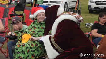 Community celebrates Christmas in October for 14-year-old with rare form of bone cancer