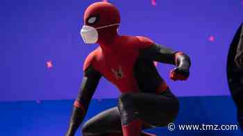 Tom Holland Promotes Wearing Masks with New Spider-Man Pic