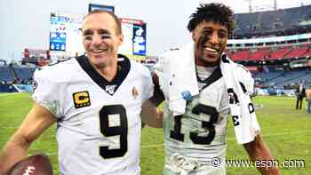 Source: Saints' Brees, Thomas set to face Bucs