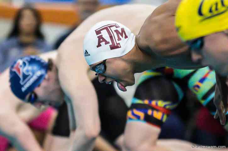 Texas A&M Junior Shaine Casas Swims 1:39 in 200 Fly in TCU Dual Meet