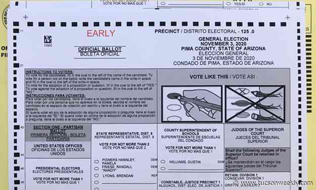 Updated: PRepublican Ford Leads in Pima County Treasurer's Race After Late Thursday Night Count
