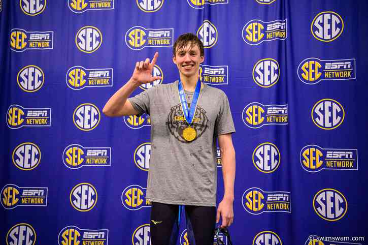 Alabama Rolls LSU; Brooks Curry Swims First Races Since SEC Champs Breakout