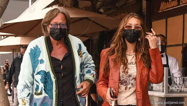 Bella Hadid Takes Her Dad to Lunch on His Birthday