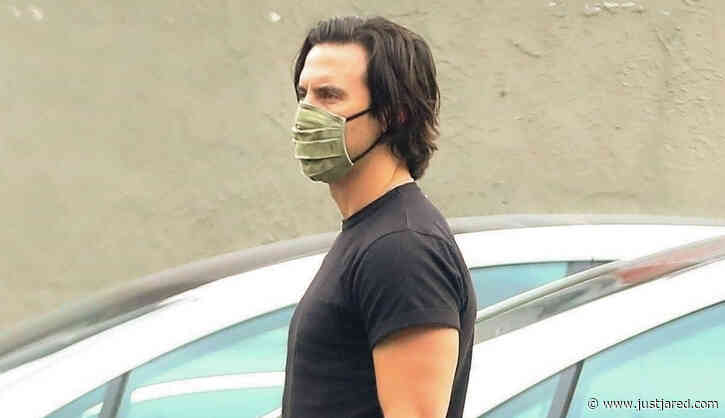 Milo Ventimiglia Brings His Dog for Workout at Private Gym
