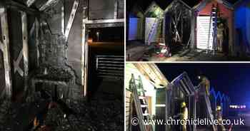 Teen appears in court over suspected arson attack at Blyth beach huts