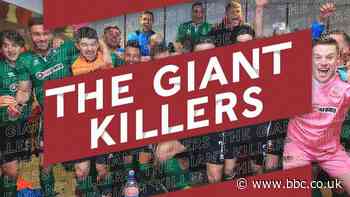 FA Cup shocks featuring Lincoln City, Warrington Town & Salford City - BBC Sport