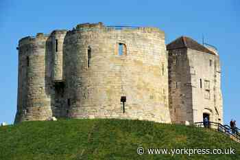 Fire at Clifford’s Tower in York