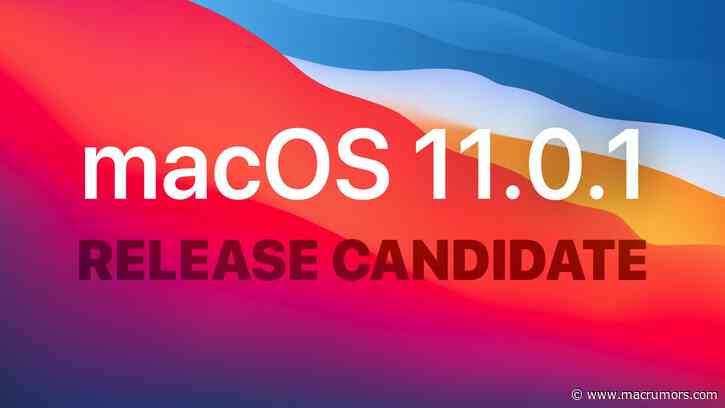 Apple Seeds macOS Big Sur 11.0.1 Release Candidate to Developers