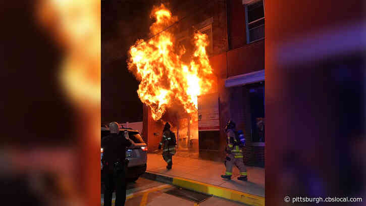 City Of Jeannette Fire Department Battles Early Morning Blaze On Clay Avenue