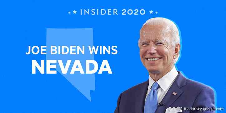 Biden projected to win Nevada and its 6 electoral votes