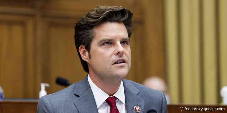 Rep. Matt Gaetz, a close Trump ally, says he's tested positive for coronavirus antibodies