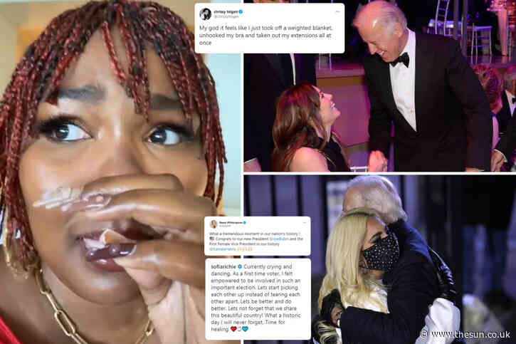 Lady Gaga, Lizzo and other celebrities react to Joe Biden elected 46th president of the US